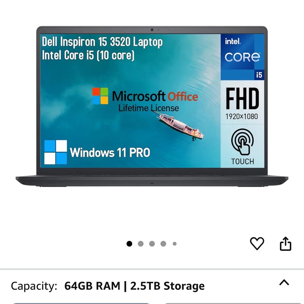 Dell Inspiron 15 3520 Laptop - Gray